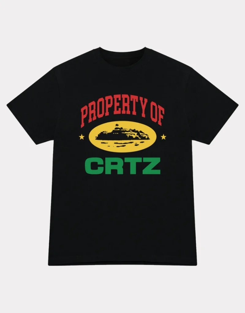 Corteiz Property Of Crtz Carni T-shirt Black